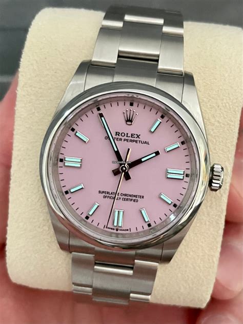 replica rolex with pink face|rolex op 36 candy pink.